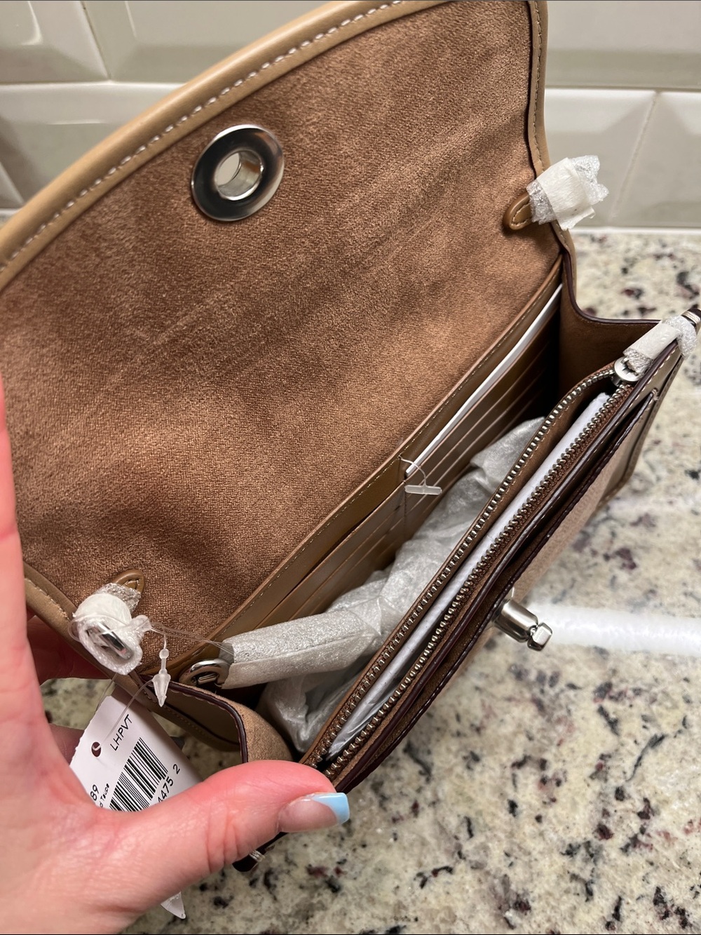 Coach Parker Signature Crossbody Bag with Tea Rose Closure NWT - Picture 9 of 14